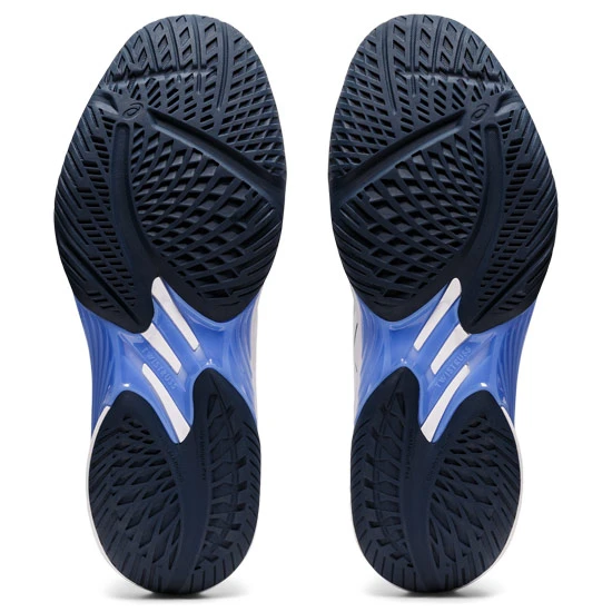 Asics Sky Elite FF 2 Womens Court Shoes (White-French Blue)