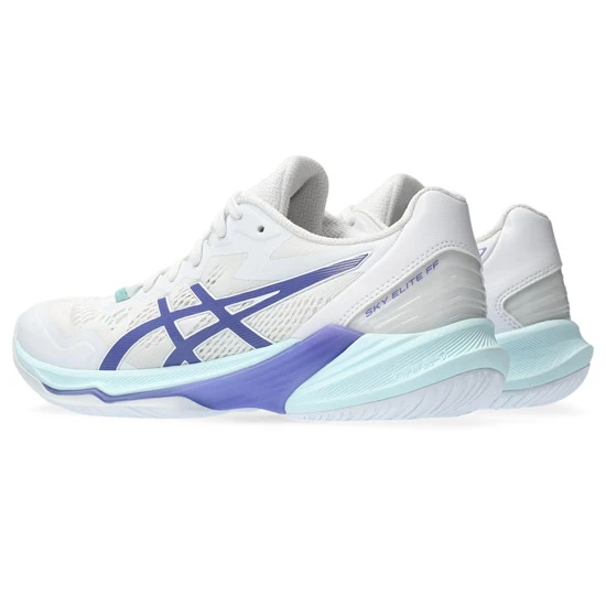 Asics Sky Elite FF 2 Womens Court Shoes (White-Blue Violet) - Image 3