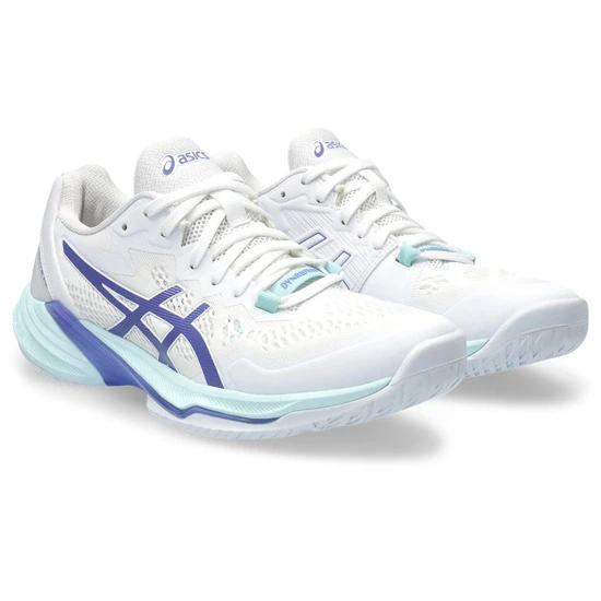Asics Sky Elite FF 2 Womens Court Shoes (White-Blue Violet) - Image 4