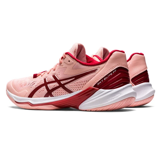 Asics Sky Elite FF 2 Womens Court Shoes (Frosted Rose-Cranberry) - Image 4
