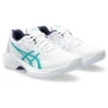 Asics Sky Elite GS Junior Court Shoes (White-Lagoon)