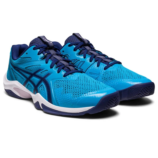 Asics Gel Blade 8 Mens Court Shoes (Island Blue-Indigo Blue) - Image 4