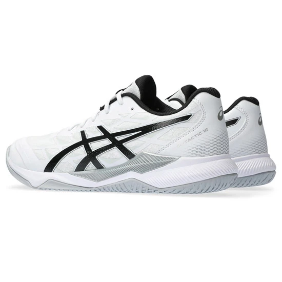 Asics Gel Tactic 12 Mens Court Shoes (White-Black) - Image 3
