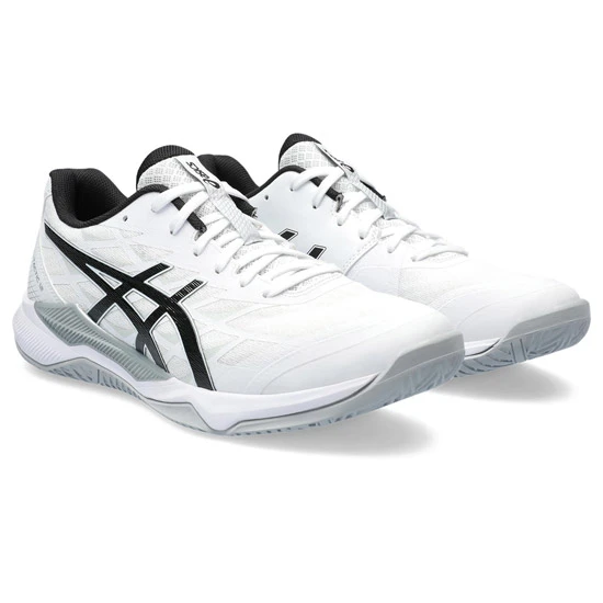 Asics Gel Tactic 12 Mens Court Shoes (White-Black) - Image 4