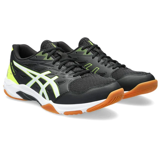 Asics Gel Rocket 11 Mens Court Shoes (Black-White) - Image 4