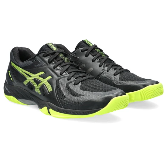 Asics Gel Blade FF Mens Court Shoes (Black-Safety Yellow)