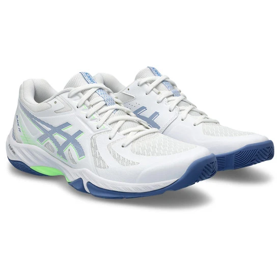 Asics Gel Blade FF Mens Court Shoes (White-Denim Blue)