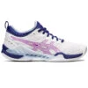 Asics Gel Blast FF Womens Court Shoes (White-Orchid)