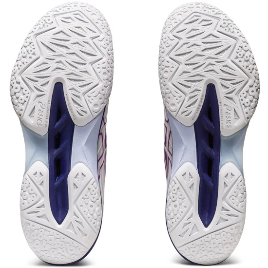 Asics Gel Blast FF Womens Court Shoes (White-Orchid) - Image 4