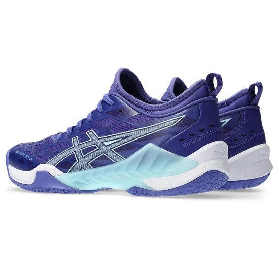 Asics Gel Blast FF 3 Womens Court Shoes (Eggplant-Aquamarine) - Image 2