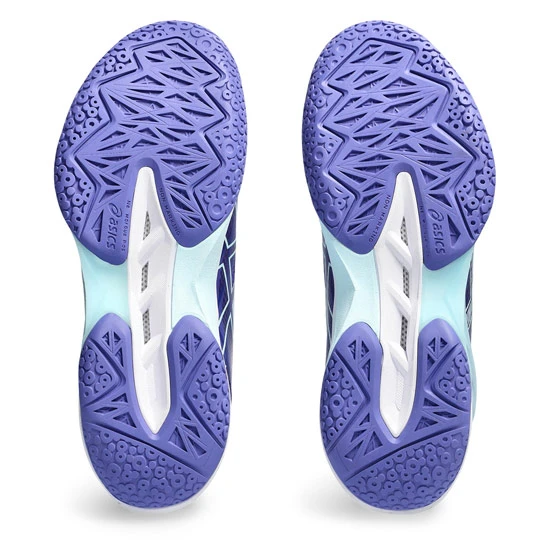 Asics Gel Blast FF 3 Womens Court Shoes (Eggplant-Aquamarine) - Image 3