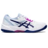 Asics Gel Task 3 Womens Court Shoes (White-Dive Blue)