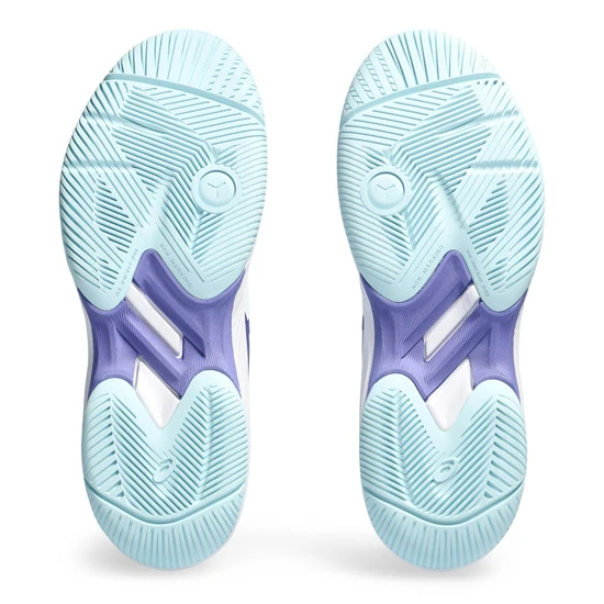 Asics Gel-Court Hunter Womens Court Shoes (White-Blue Violet) - Image 4