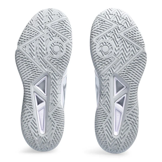 Asics Gel Tactic 12 Womens Court Shoes (White-Pure Silver)