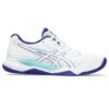 Asics Gel Tactic 12 Womens Court Shoes (White-Eggplant)