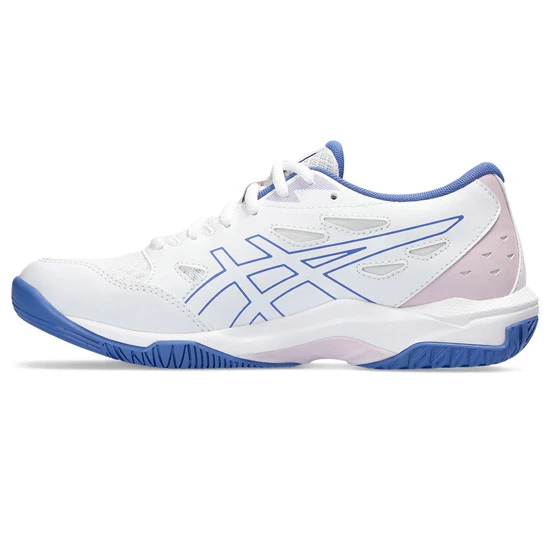 Asics Gel Rocket 11 Womens Court Shoes (White-Sapphire) - Image 4