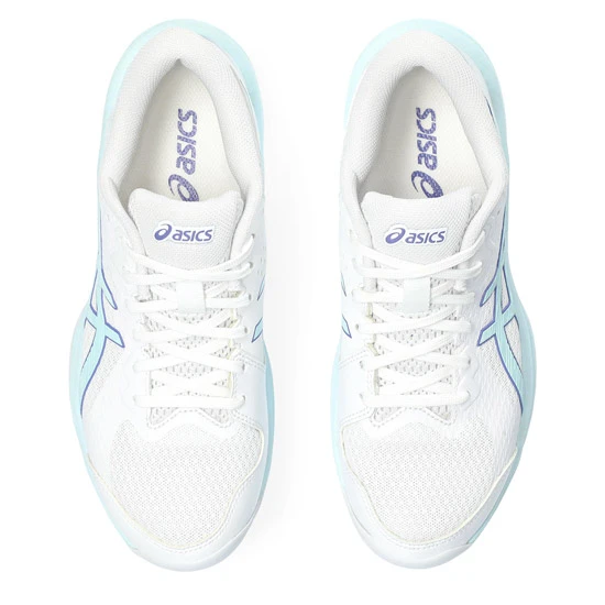 Asics Gel Beyond FF Womens Court Shoes (White-Aquamarine) - Image 2