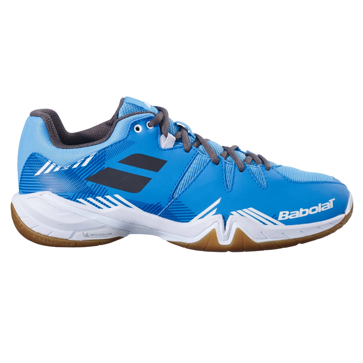 Babolat Shadow Spirit Mens Badminton Shoes (Blue-Black) - Image 2