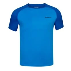 Babolat Play Boys Crew Neck Tee (Blue Aster)