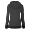 Babolat Exercise Girls Hooded Jacket (Black Heather)