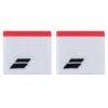 Babolat Logo Wristband (White-Strike Red)