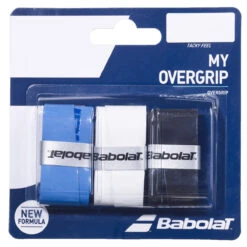 Babolat My Overgrip 3 Pack (Black-Blue-White)