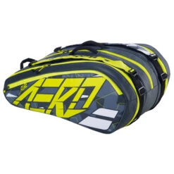 Babolat Pure Aero 12 Racket Bag (Grey-Yellow-White)