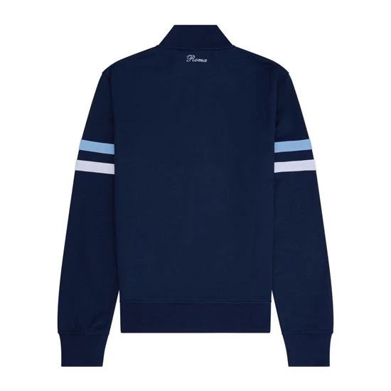 Ellesse Roma Mens Track Top (Navy - Light Blue - White) - Image 2