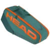 Head Pro Racket Tennis Bag L (Dark Cyan-Fluo Orange)