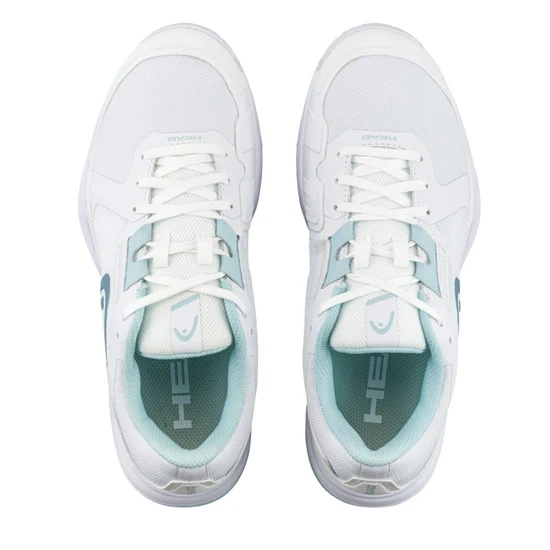 Head Sprint Team 3.5 Womens All Court Shoes (White-Aqua) - Image 2
