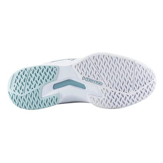 Head Sprint Team 3.5 Womens All Court Shoes (White-Aqua) - Image 3