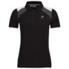 Head Club Tech Womens Polo Shirt (Black)