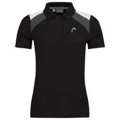 Head Club Tech Womens Polo Shirt (Black)