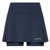 Head Club Womens Long Skort (Dark Blue)