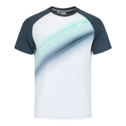 Head Topspin Boys T-Shirt (Navy Print)