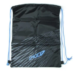 Head Drawstring Bag (Black-Blue)