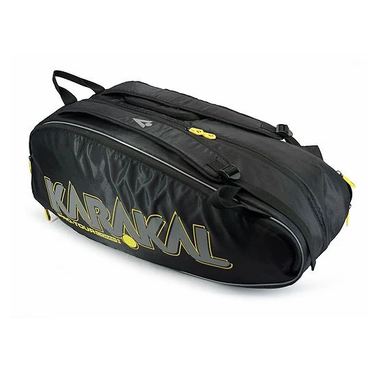 Karakal Pro Tour Competition 9 Racket Bag (Black) - Image 4