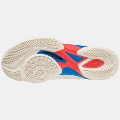 Mizuno Wave Claw Neo 2 Badminton Shoes (Snow White/Peace Blue/Driven Pink)