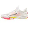 Mizuno Wave Claw Neo 2 Badminton Shoes (White/Lunar Rock/High-Vis)
