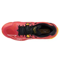 Mizuno Wave Lightning Z8 Indoor Court Shoes (Radiant Red/White/Carrot Curl)