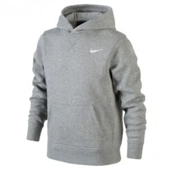 Nike Brushed Fleece Junior Pullover (Grey)
