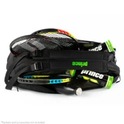 Prince Tour 6 Racket Bag (Black-Green)