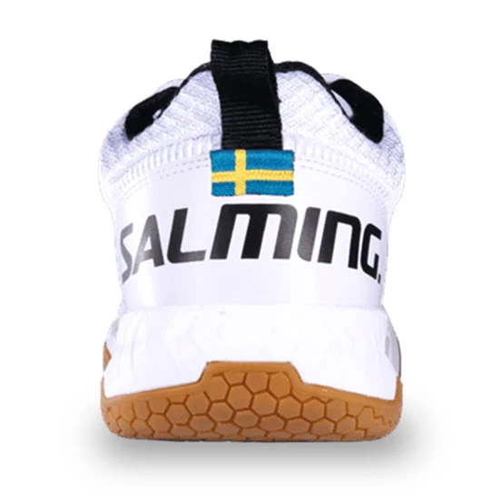 Salming Rival 2 Unisex Court Shoes (White) - Image 3