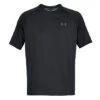 Under Armour Tech Short Sleeve Mens Tee (Black-Graphite)