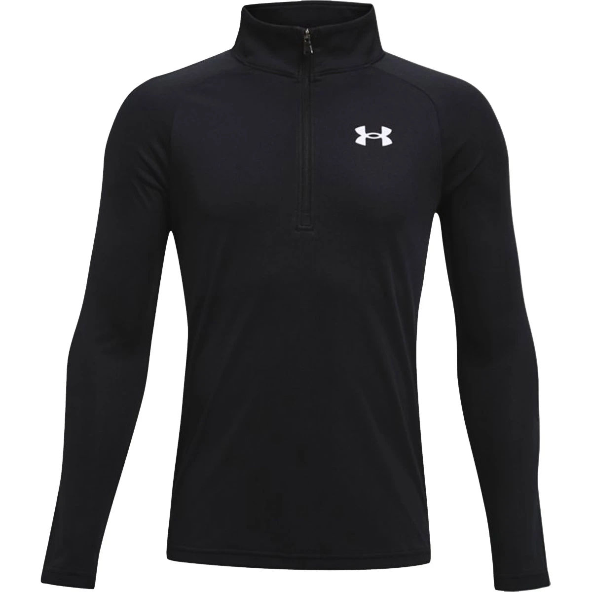 Under Armour UA Tech 2.0 Junior Half Zip (Black-White) - Image 2
