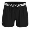 Under Armour Girls Play Up Shorts (Black-White)