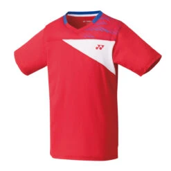 Yonex 10347J Junior Crew Neck Shirt (Flash Red)