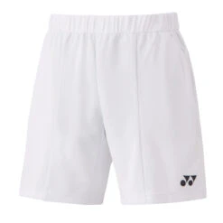 Yonex 15138EX Mens Knit Shorts (White)