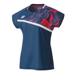Yonex 20522 Womens Crew Neck Shirt (Indigo Blue)