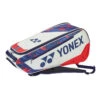Yonex 02326 Expert 6 Racket Bag (White-Red)